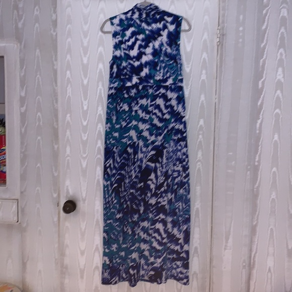 NWOT Chico’s Watercolor Patterned Princess Line Maxi Dress in Chico’s Size 0 - Picture 5 of 9
